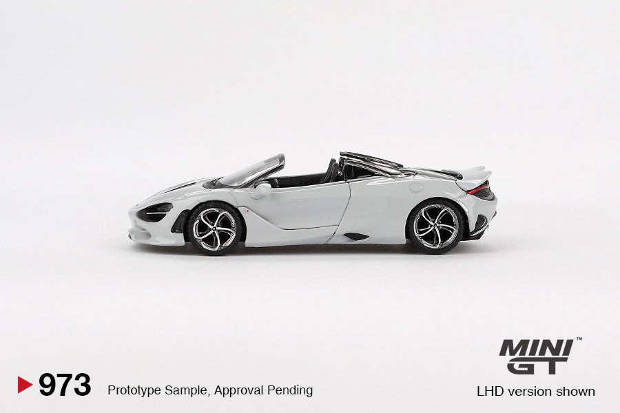 Mini GT McLaren 750S Spider Cirrus Grey MGT00973 1/64 Die Cast