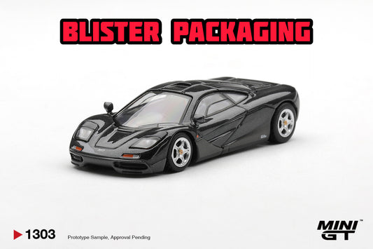 [Pre-Order] Mini GT McLaren F1 Blue Black Metallic Blister Packaging MGT01303BL 1/64 Diecast