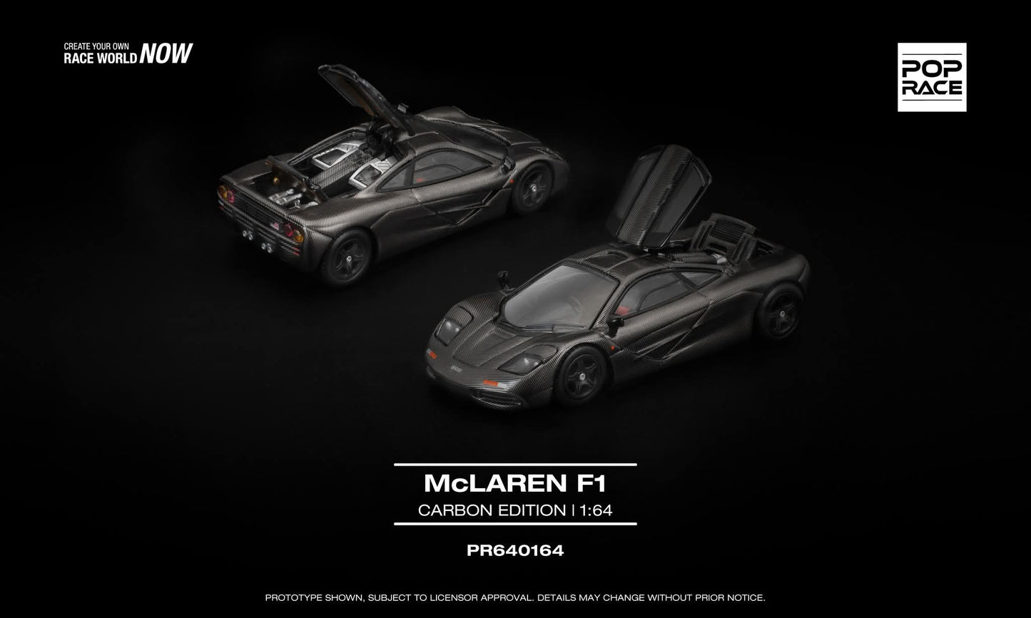 *Pre-Order* Pop Race McLaren F1 Carbon Edition PR640164 1/64 Diecast