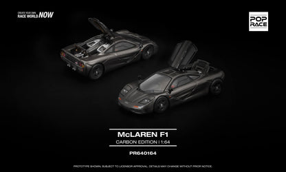 *Pre-Order* Pop Race McLaren F1 Carbon Edition PR640164 1/64 Diecast