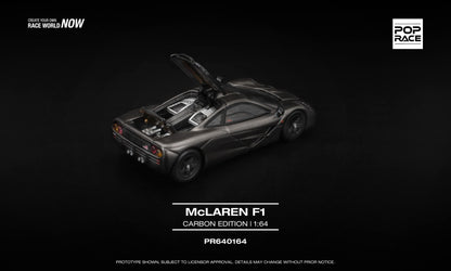 *Pre-Order* Pop Race McLaren F1 Carbon Edition PR640164 1/64 Diecast