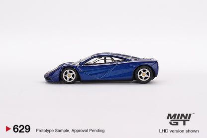 Mini GT McLaren F1 Colbalt Blue MGT00629-L 1/64 Die Cast
