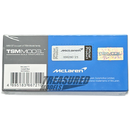 Mini GT McLaren F1 Colbalt Blue MGT00629-L 1/64 Die Cast