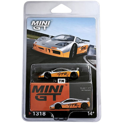 MINI GT McLaren F1 GTR 1995 Presentation Blister Packaging MGT01318-BL 1/64 Diecast