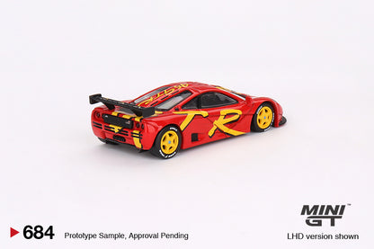 Mini GT McLaren F1 GTR 1996 Presentation MGT00684 1/64 Die Cast