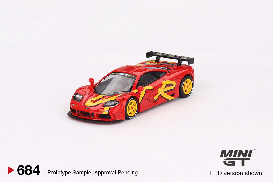 Mini GT McLaren F1 GTR 1996 Presentation MGT00684 1/64 Die Cast