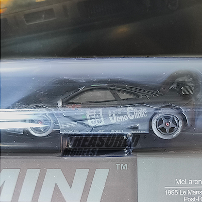 Mini GT McLaren F1 GTR #59 1995 Le Mans 24Hr Winner Post-Race Weathered Blister Packaging MGT00870 1/64 Die Cast