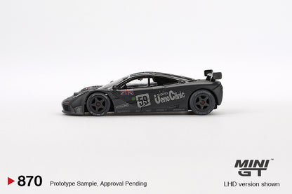 Mini GT McLaren F1 GTR #59 1995 Le Mans 24Hr Winner Post-Race Weathered MGT00870 1/64 Die Cast