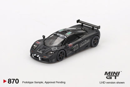 Mini GT McLaren F1 GTR #59 1995 Le Mans 24Hr Winner Post-Race Weathered MGT00870 1/64 Die Cast