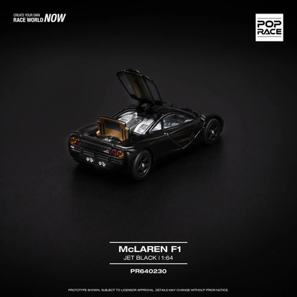 Pop Race McLaren F1 Jet Black PR640230 1/64 Diecast