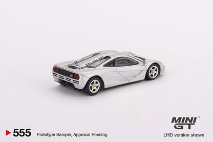 Mini GT McLaren F1 Magnesium Silver MGT00555 1/64 Die Cast