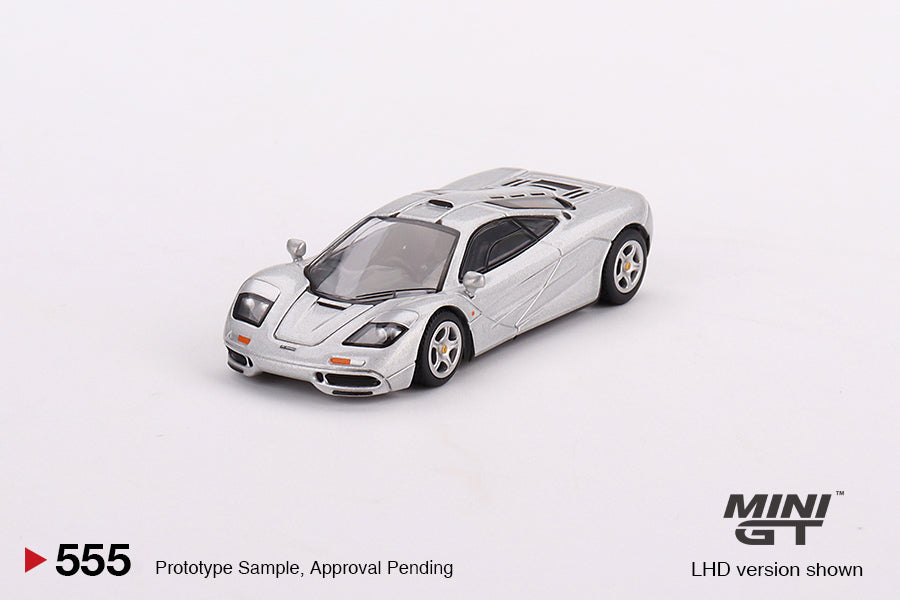 Mini GT McLaren F1 Magnesium Silver MGT00555 1/64 Die Cast