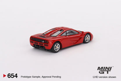 Mini GT McLaren F1 Red MGT00654 1/64 Diecast