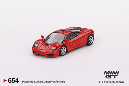 Mini GT McLaren F1 Red MGT00654 1/64 Diecast
