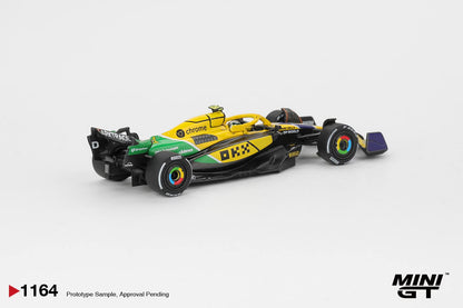 [Pre-Order] Mini GT McLaren MCL38 #4 Lando Norris 2024 F1 2024 Monaco GP Blister Packaging MGT01164 1/64 Diecast