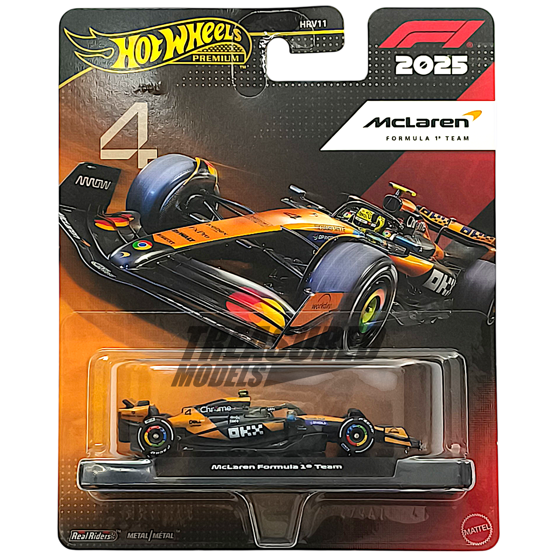 Hot Wheels McLaren MCL39 F1 Team #4 2025 Drivers Champion Lando Norris –  Treasured Models