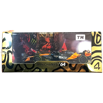 Mini Champs 64 McLaren MCL39 #4 Lando Norris Gold Helmet Championship Race Cool Car Show 2026 China Event Exclusive1/64 Diecast
