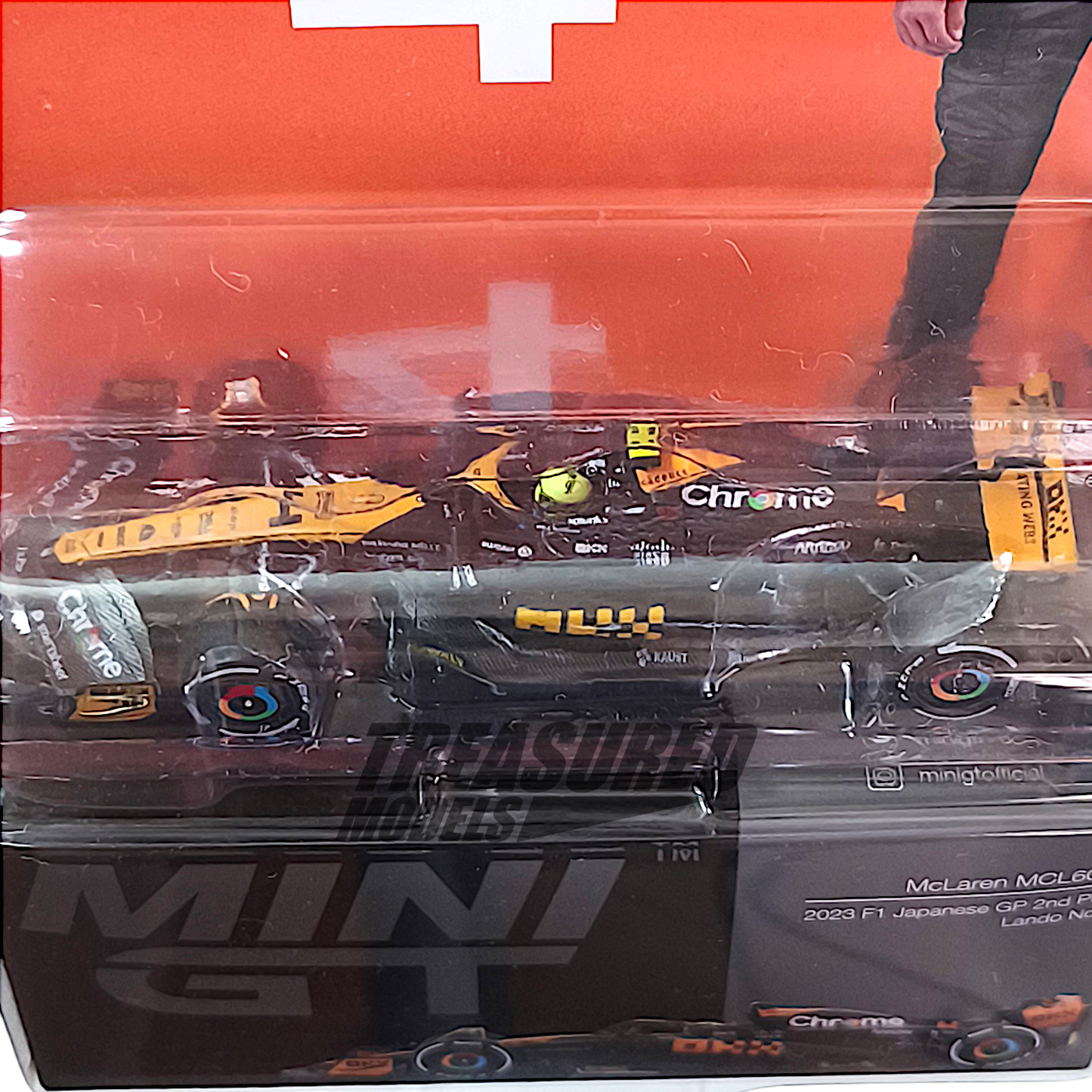 Mini GT McLaren MCL60 #4 Lando Norris 2023 F1 2023 Japanese GP 2nd Place MGT00767 1/64 Diecast