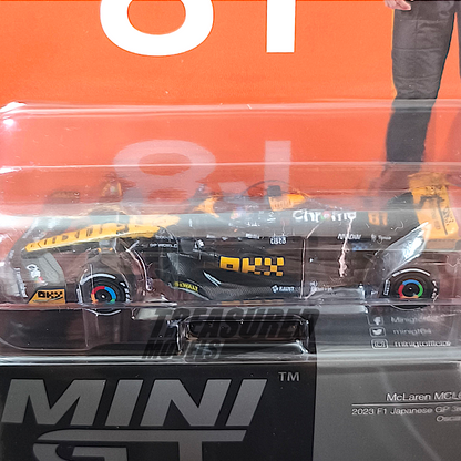 Mini GT McLaren MCL60 #81 Oscar Piastri 2023 F1 2023 Japanese GP 3rd Place MGT00768 1/64 Diecast