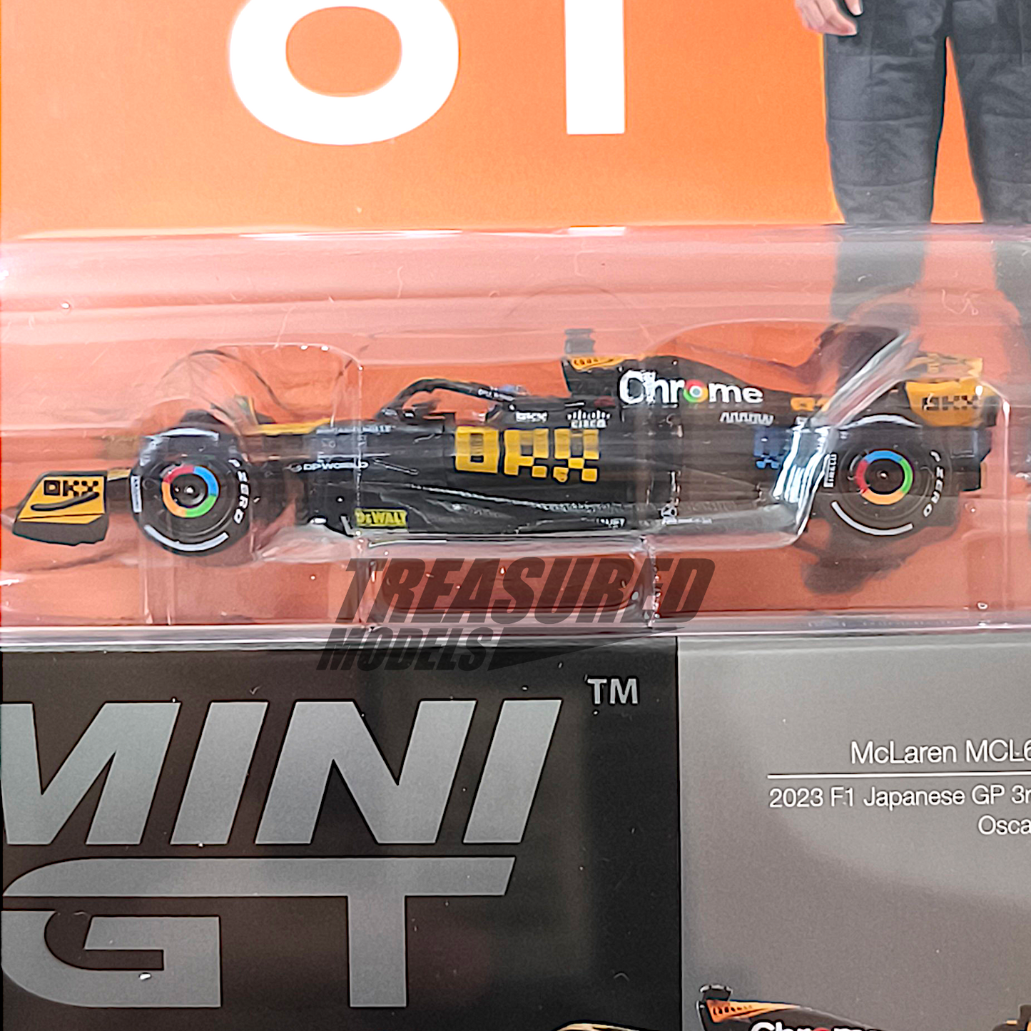 Mini GT McLaren MCL60 #81 Oscar Piastri 2023 F1 2023 Japanese GP 3rd Place MGT00768 1/64 Diecast