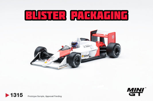 [Pre-Order] Mini GT McLaren MP4-4 #11 Alain Prost 1988 Canadian Grand Prix 2nd Place Blister Packaging MGT01315BL 1/64 Diecast