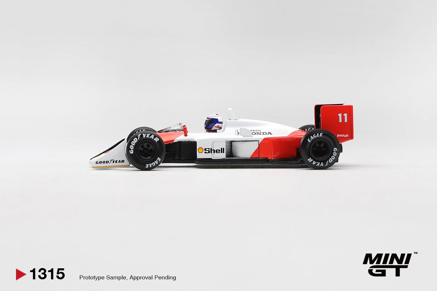 [Pre-Order] Mini GT McLaren MP4/4 #11 Alain Prost 1988 Canadian Grand Prix 2nd Place MGT01315 1/64 Diecast