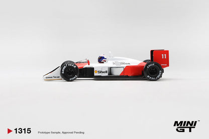 [Pre-Order] Mini GT McLaren MP4/4 #11 Alain Prost 1988 Canadian Grand Prix 2nd Place MGT01315 1/64 Diecast