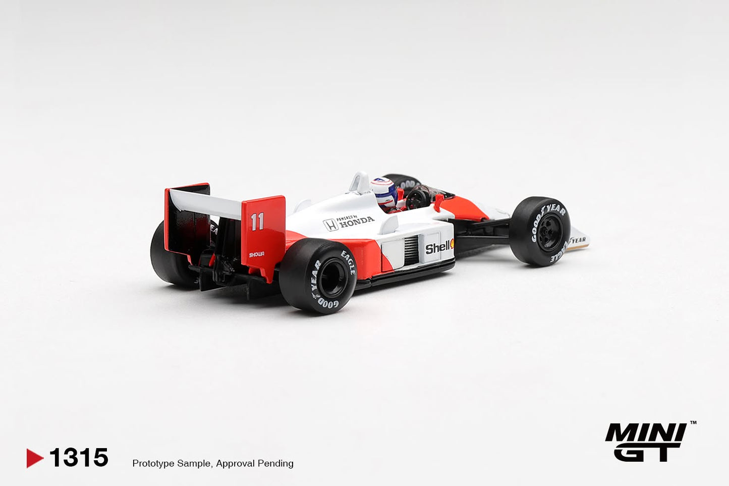 [Pre-Order] Mini GT McLaren MP4/4 #11 Alain Prost 1988 Canadian Grand Prix 2nd Place MGT01315 1/64 Diecast