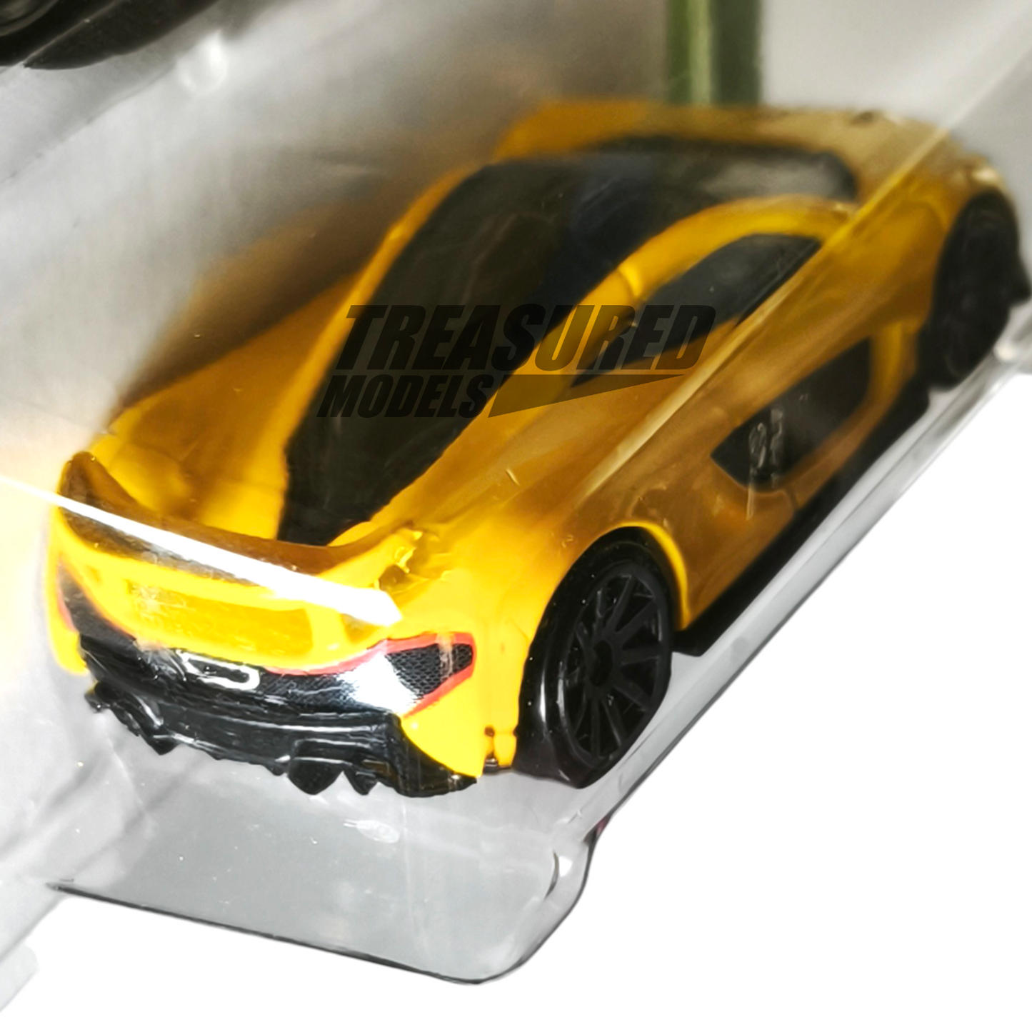 Hot Wheels McLaren P1 Volcano Yellow 2016 Main Line HW Exotics 1/64 Die Cast