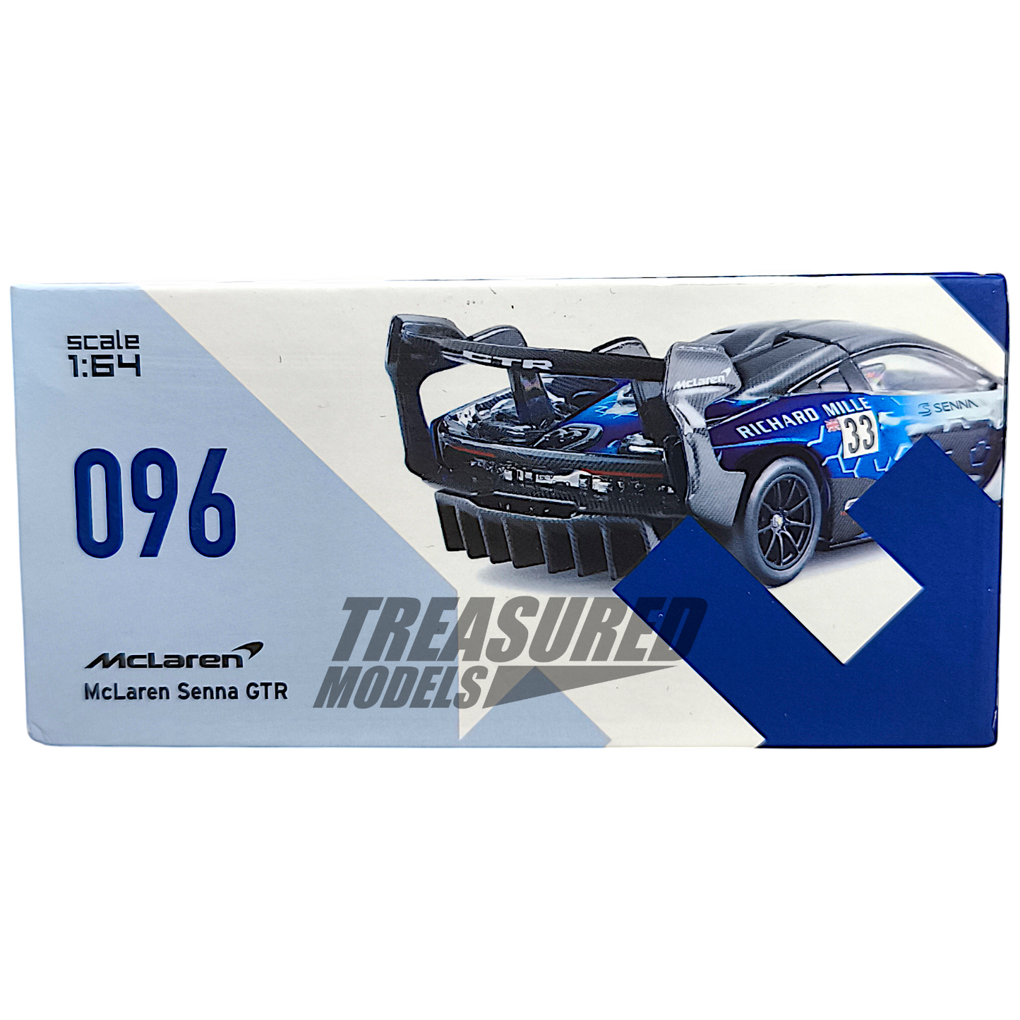 Trends Hobby McLaren Senna GTR Blue HEC2025 1/64 Diecast