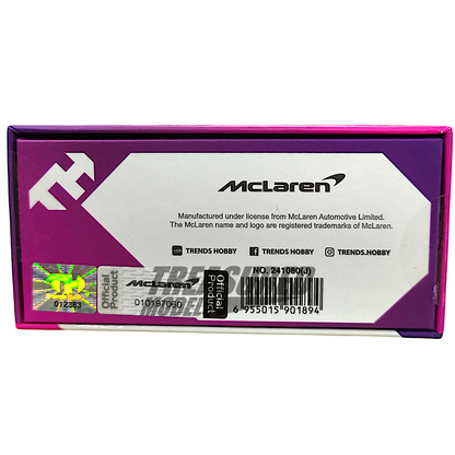 Trends Hobby McLaren Senna GTR Chameleon Purple HEC2025 1/64 Diecast