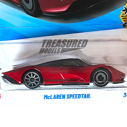 Hot Wheels McLaren Speedtail Volcano Red 2025 Main Line HW Exotics 1/64 Diecast