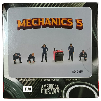 American Diorama Mechanics 5 AD-2435 1/64 Figure
