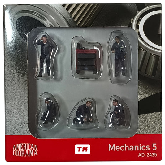 American Diorama Mechanics 5 AD-2435 1/64 Figure