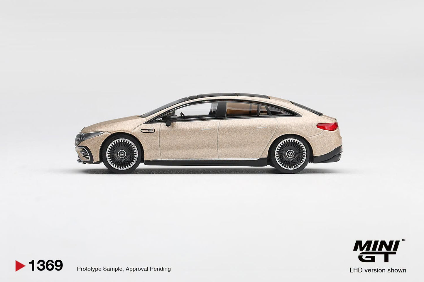 [Pre-Order] Mini GT Mercedes-AMG EQS 53 Gold MGT01369 1/64 Diecast