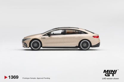 [Pre-Order] Mini GT Mercedes-AMG EQS 53 Gold MGT01369 1/64 Diecast