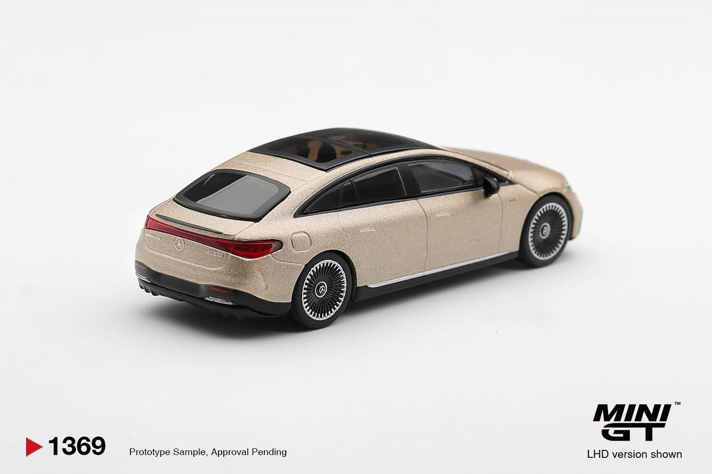 [Pre-Order] Mini GT Mercedes-AMG EQS 53 Gold MGT01369 1/64 Diecast