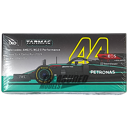 Tarmac Works Mercedes-AMG F1 W12 E Performance New York Demo Run 2024 Lewis Hamilton T64G-F037-NY 1/64 Diecast