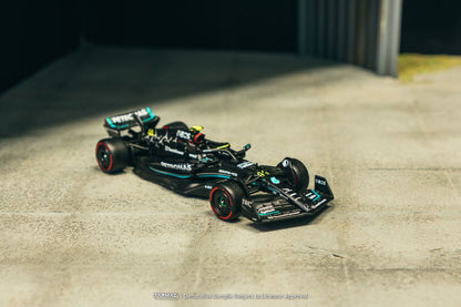 Tarmac Works Mercedes-AMG F1 W14E Performance Hungarian Grand Prix 2023 Pole Position Lewis Hamilton T64G-F064-LH1 1/64 Diecast