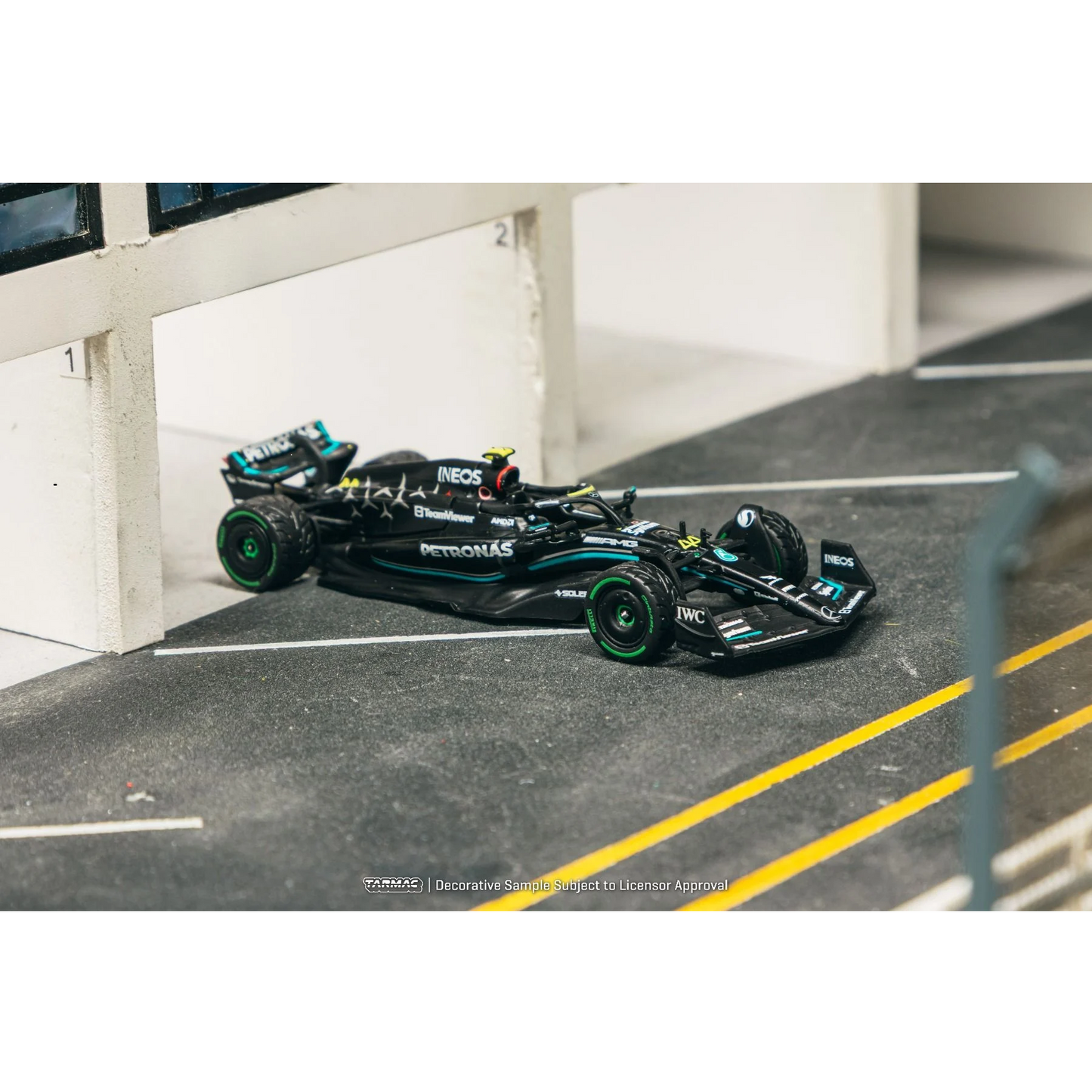 Tarmac Works Mercedes-AMG F1 W14 E Performance Monaco Grand Prix 2023 Lewis Hamilton 1/64 Diecast