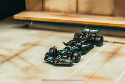 Tarmac Works Mercedes-AMG F1 W14 E Performance Spanish Grand Prix Tyre Testing 2023 Mick Schumacher 1/64 Diecast