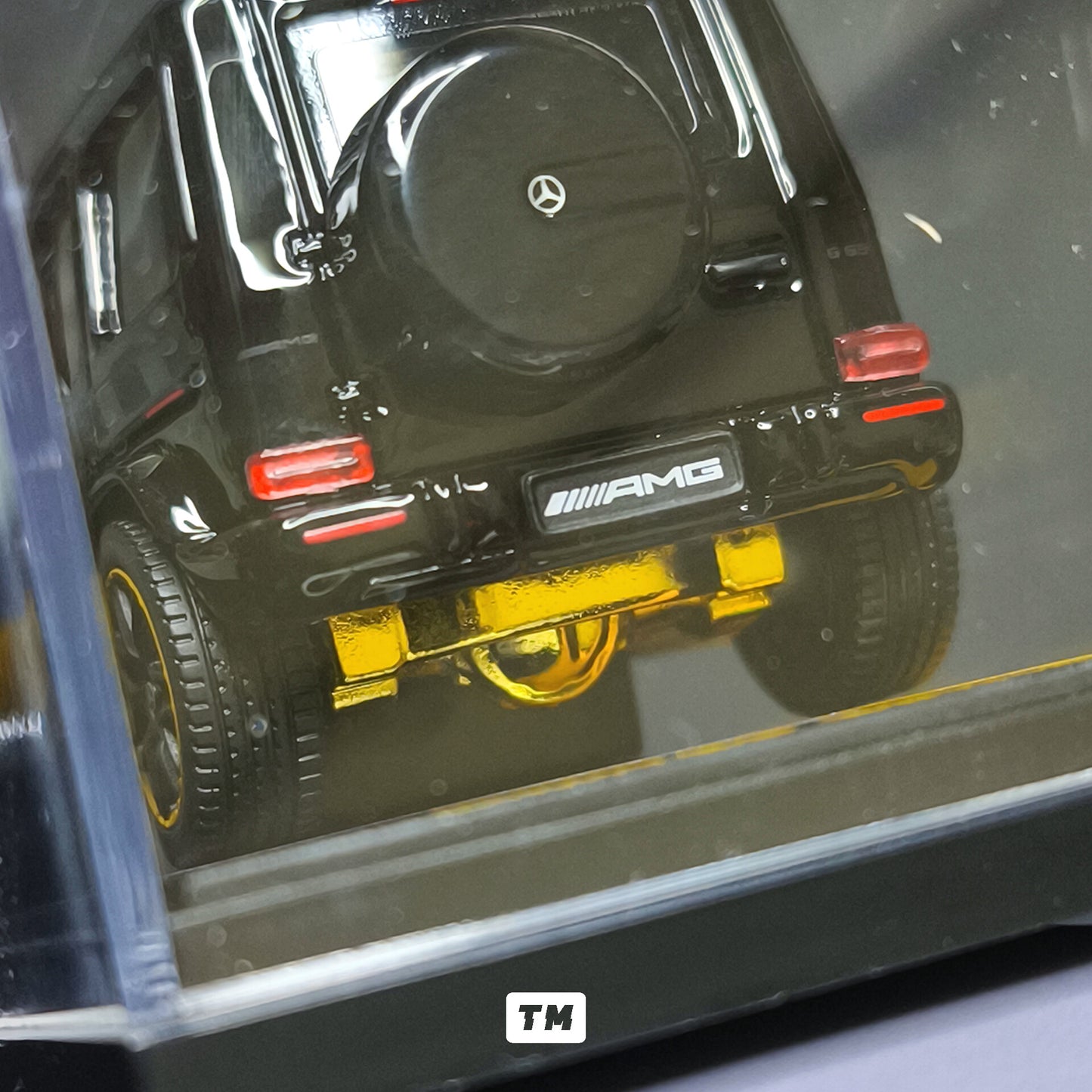 CHASE! Almost Real AR Box Mercedes-AMG G 63 2020 Cigarete Edition Gold Black 38 620804001 1/64 Diecast
