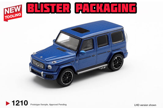 [Pre-Order] Mini GT Mercedes-AMG G 63 Dark Blue Metallic Blister Packaging MGT01210BL 1/64 Diecast