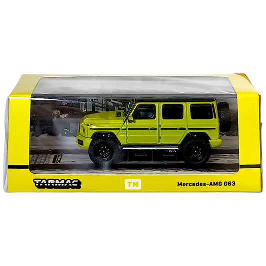 Tarmac Works Mercedes-AMG G63 Electric Beam Yellow Special Edition T64R-040-YE 1/64 Diecast