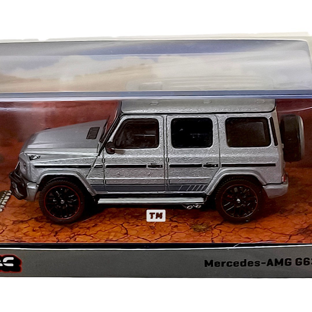 Tarmac Works Mercedes-AMG G 63 Matte Gray T64R-040-GR 1/64 Diecast
