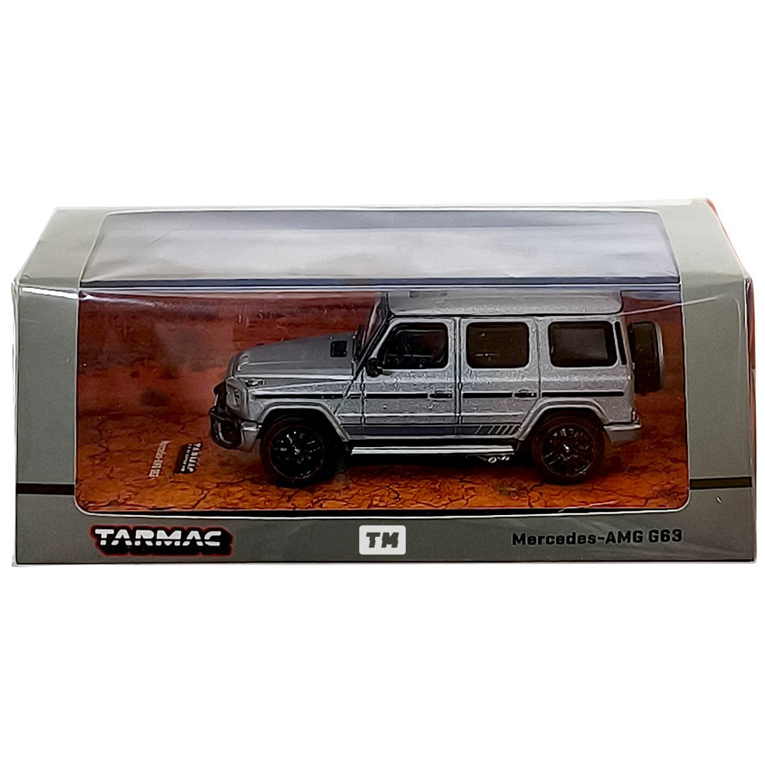 Tarmac Works Mercedes-AMG G 63 Matte Gray T64R-040-GR 1/64 Diecast
