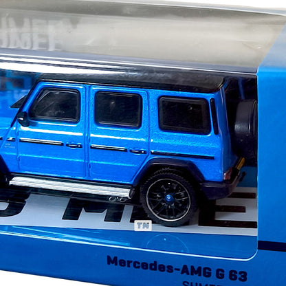 Tarmac Works Mercedes-AMG G 63 SHMEE150 Blue T64R-040-SHMEE 1/64 Diecast