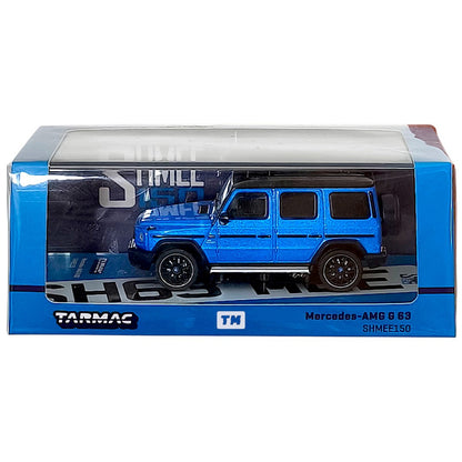 Tarmac Works Mercedes-AMG G 63 SHMEE150 Blue T64R-040-SHMEE 1/64 Diecast