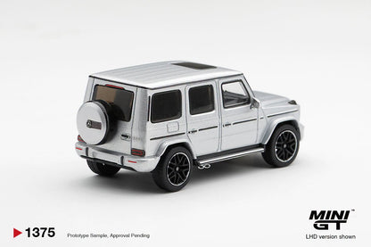 [Pre-Order] Mini GT Mercedes-AMG G 63 Silver Metallic MGT01375 1/64 Diecast