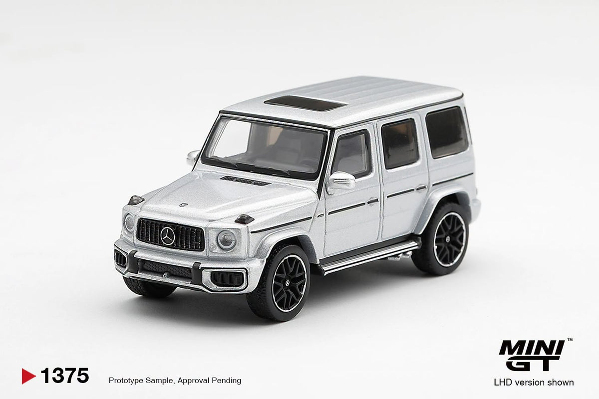 [Pre-Order] Mini GT Mercedes-AMG G 63 Silver Metallic MGT01375 1/64 Diecast